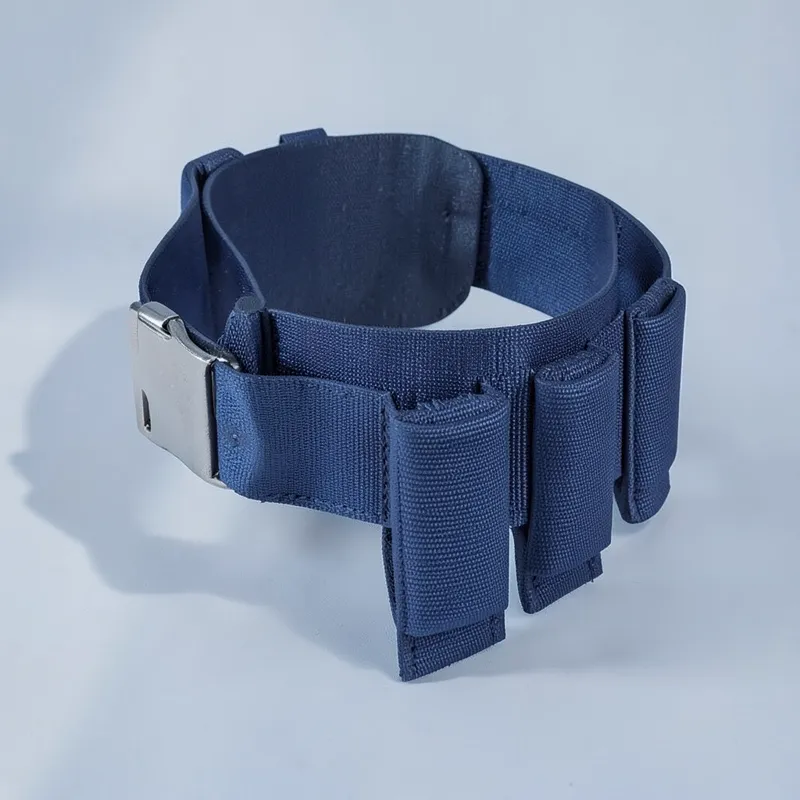 Navy transfer belt with padded hand loops